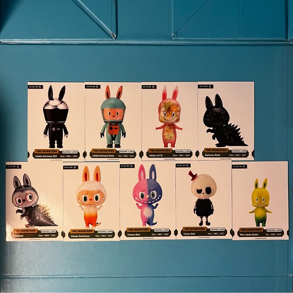 How2Work The Monsters Series 2 Collectible Trading Cards - 9 card lot - Picture 1 of 4